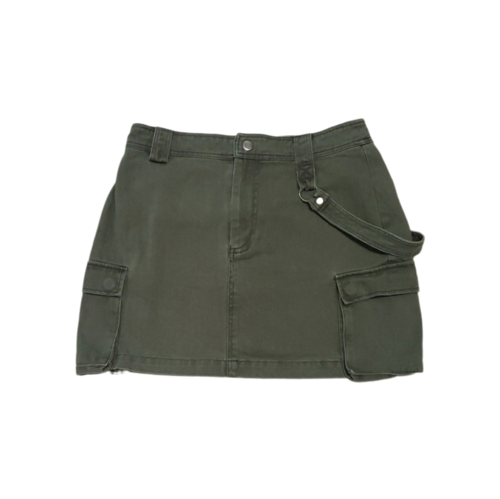 Forever 21Olive Green Cargo Mini A Line Skirt. Size M